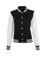 Sweat-shirts personnalisable BUILD YOUR BRAND Ladies Sweat College Jacket