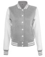 Sweat-shirts personnalisable BUILD YOUR BRAND Ladies Sweat College Jacket