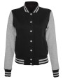 Sweat-shirts personnalisable BUILD YOUR BRAND Ladies Sweat College Jacket