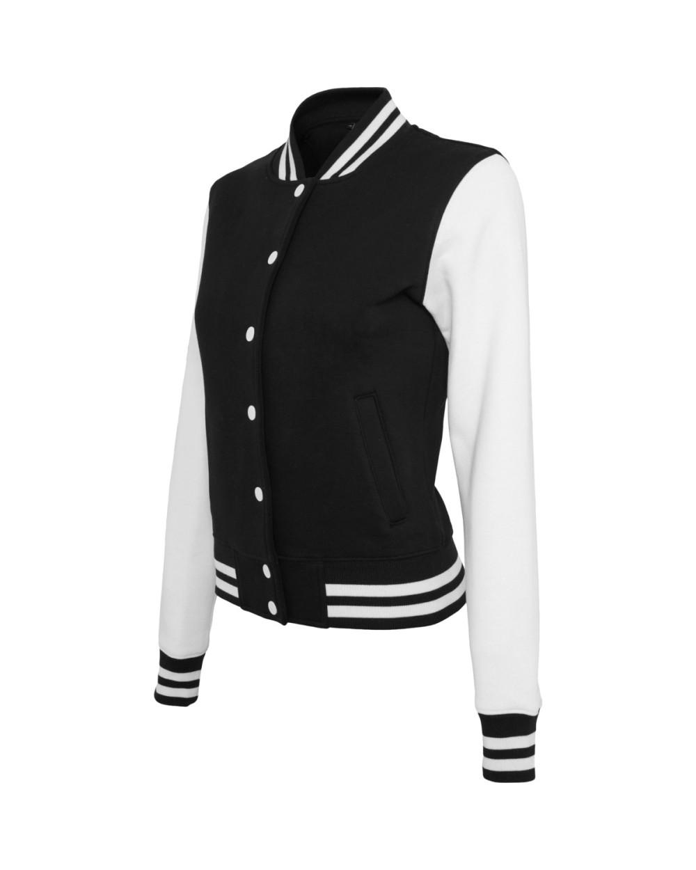 BUILD YOUR BRAND Ladies Sweat College Jacket Sweatshirts personalisierbar