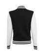 BUILD YOUR BRAND Ladies Sweat College Jacket Sweatshirts personalisierbar