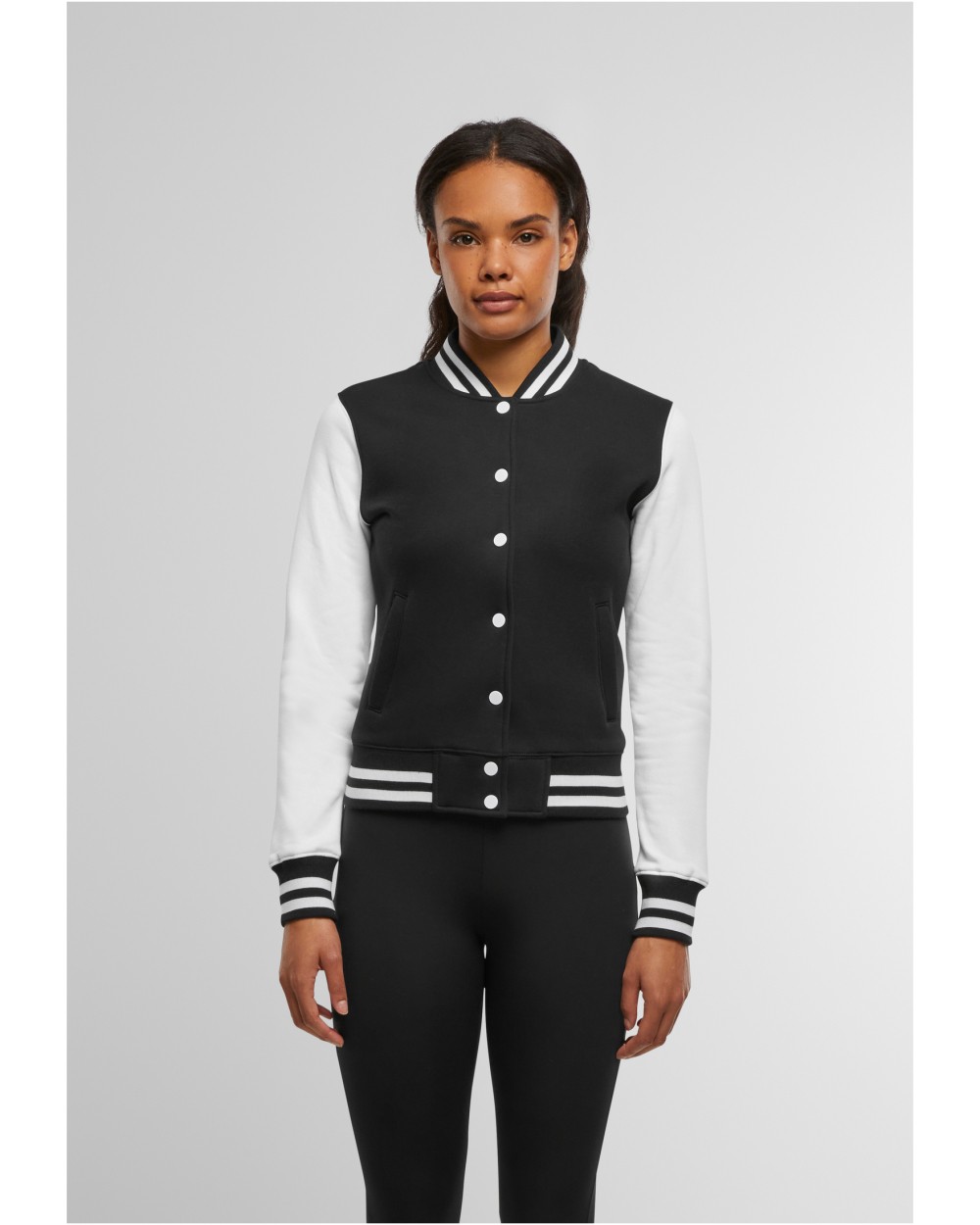 Sweat-shirts personnalisable BUILD YOUR BRAND Ladies Sweat College Jacket