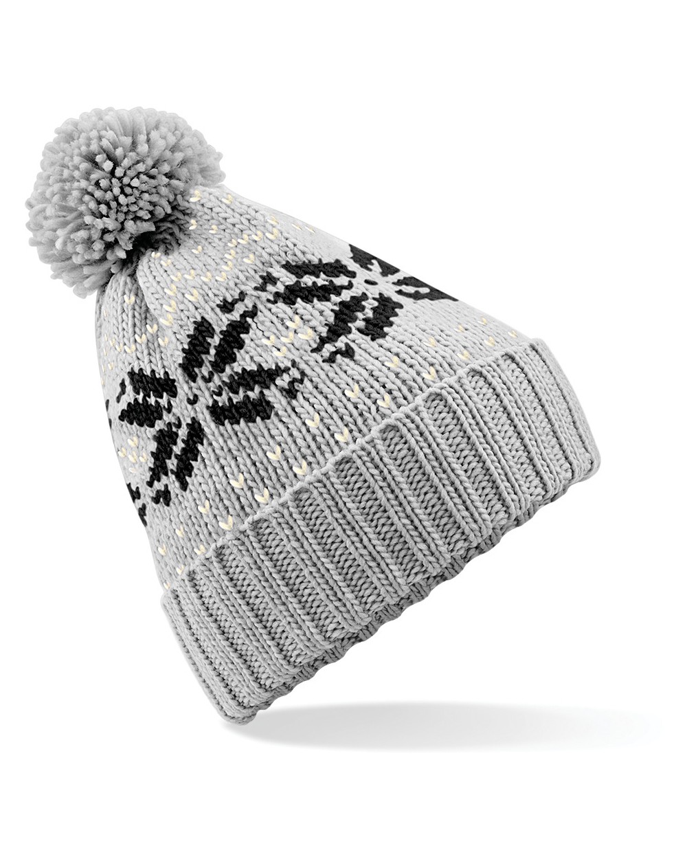 BEECHFIELD Mütze Snowstar®, Jacquard-Qualität Mützen personalisierbar