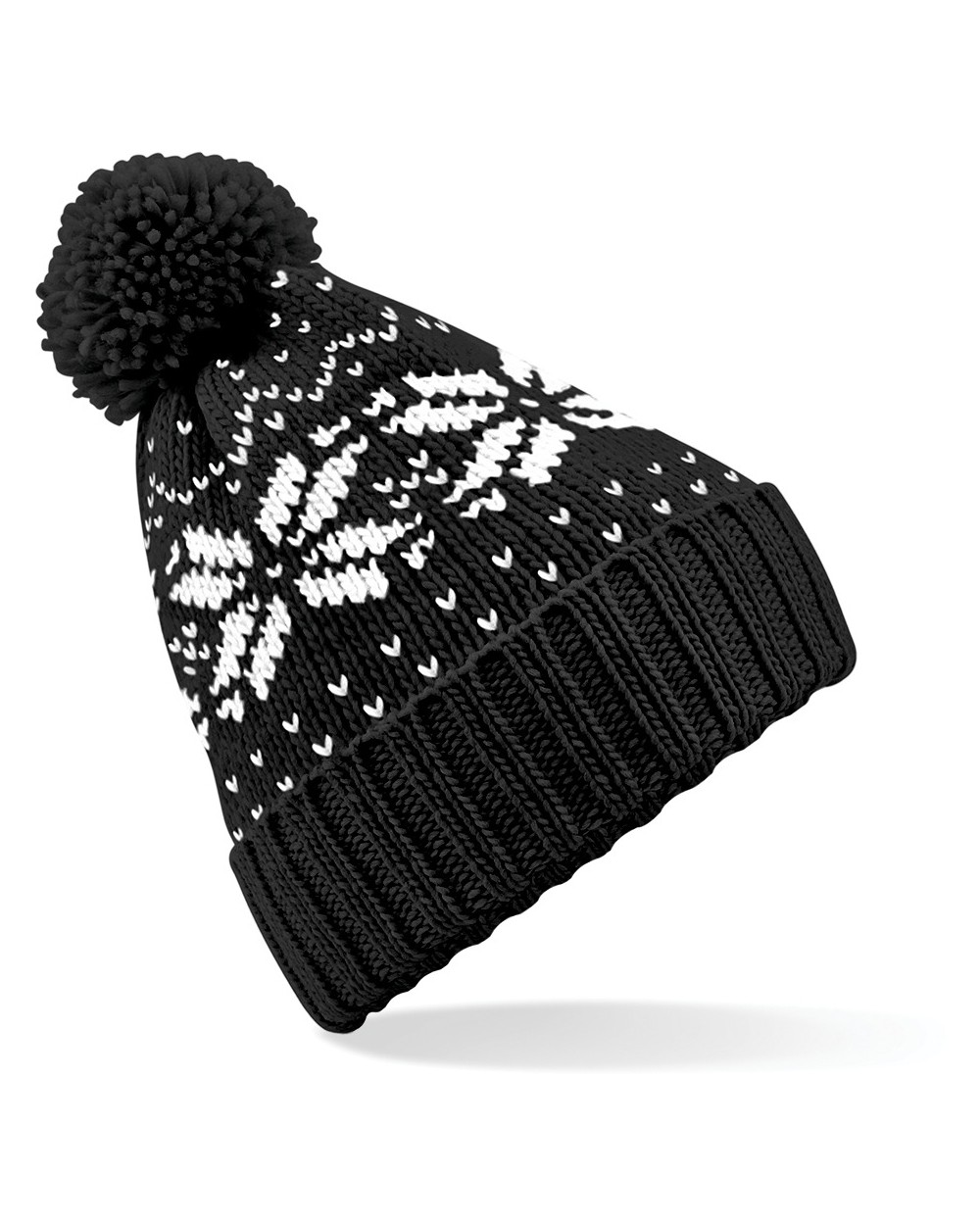 BEECHFIELD Mütze Snowstar®, Jacquard-Qualität Mützen personalisierbar