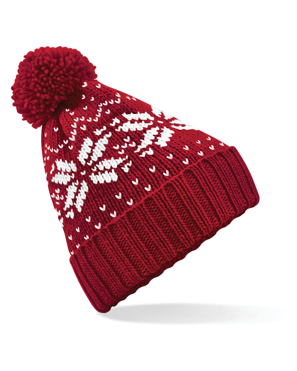 Mutsen BEECHFIELD Muts Snowstar® jacquard voor bedrukking &amp; borduring