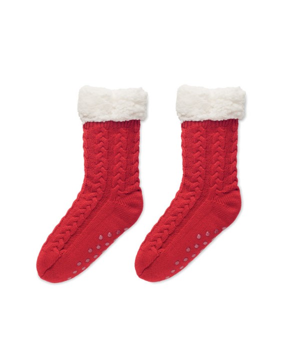 4DO Anti-Rutsch-Socken Gr. M Plaids personalisierbar