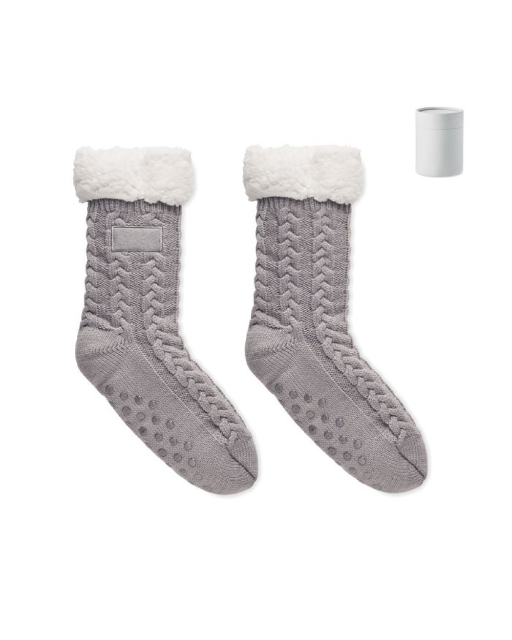 4DO Anti-Rutsch-Socken Gr. M Plaids personalisierbar