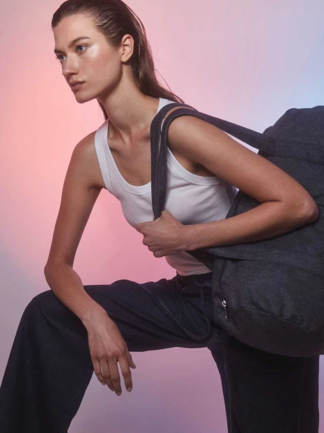 Sacs & Bagagerie à personnaliser KIMOOD Sac polochon denim 