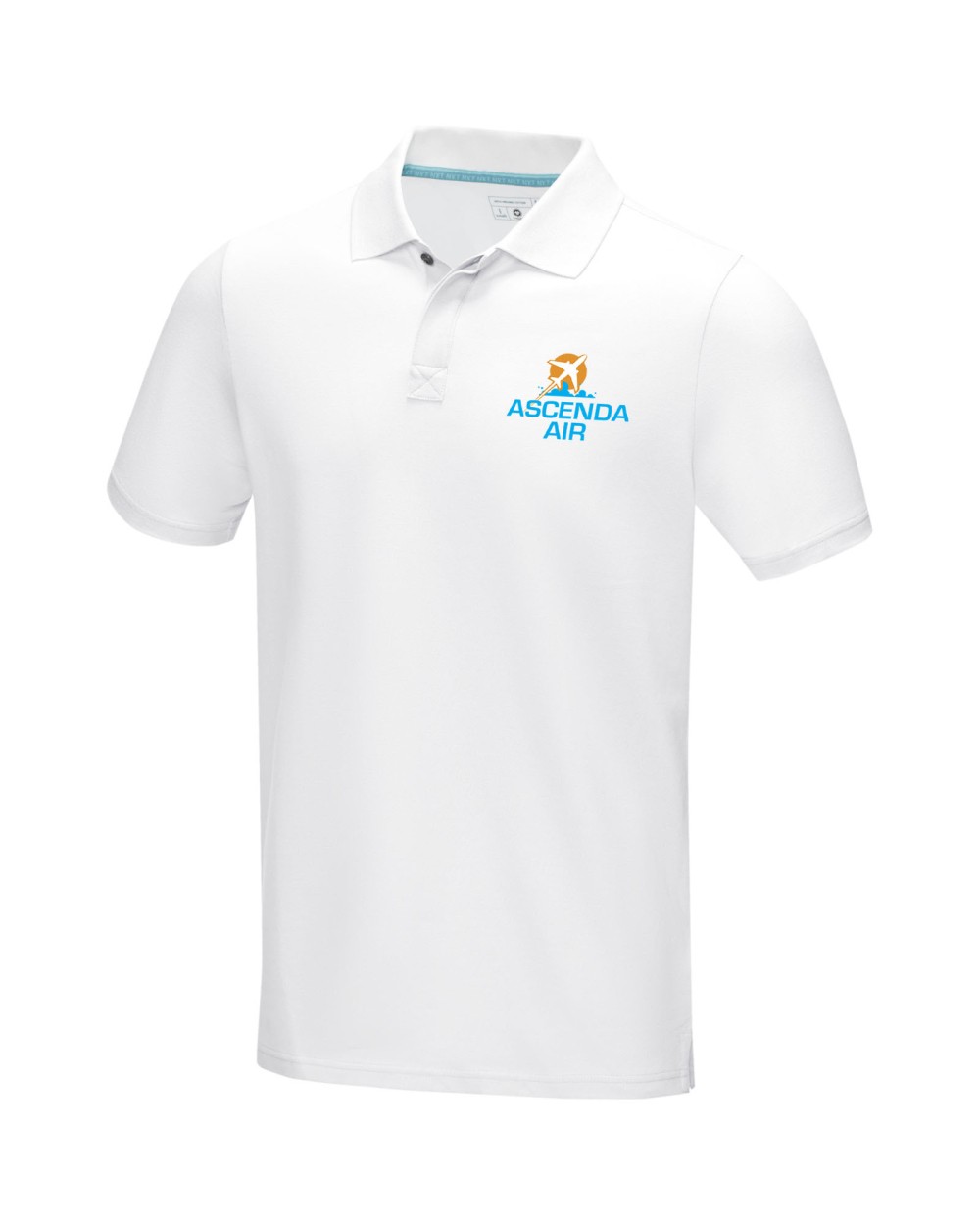 Polos personnalisable ELEVATE Polo Graphite bio manches courtes homme