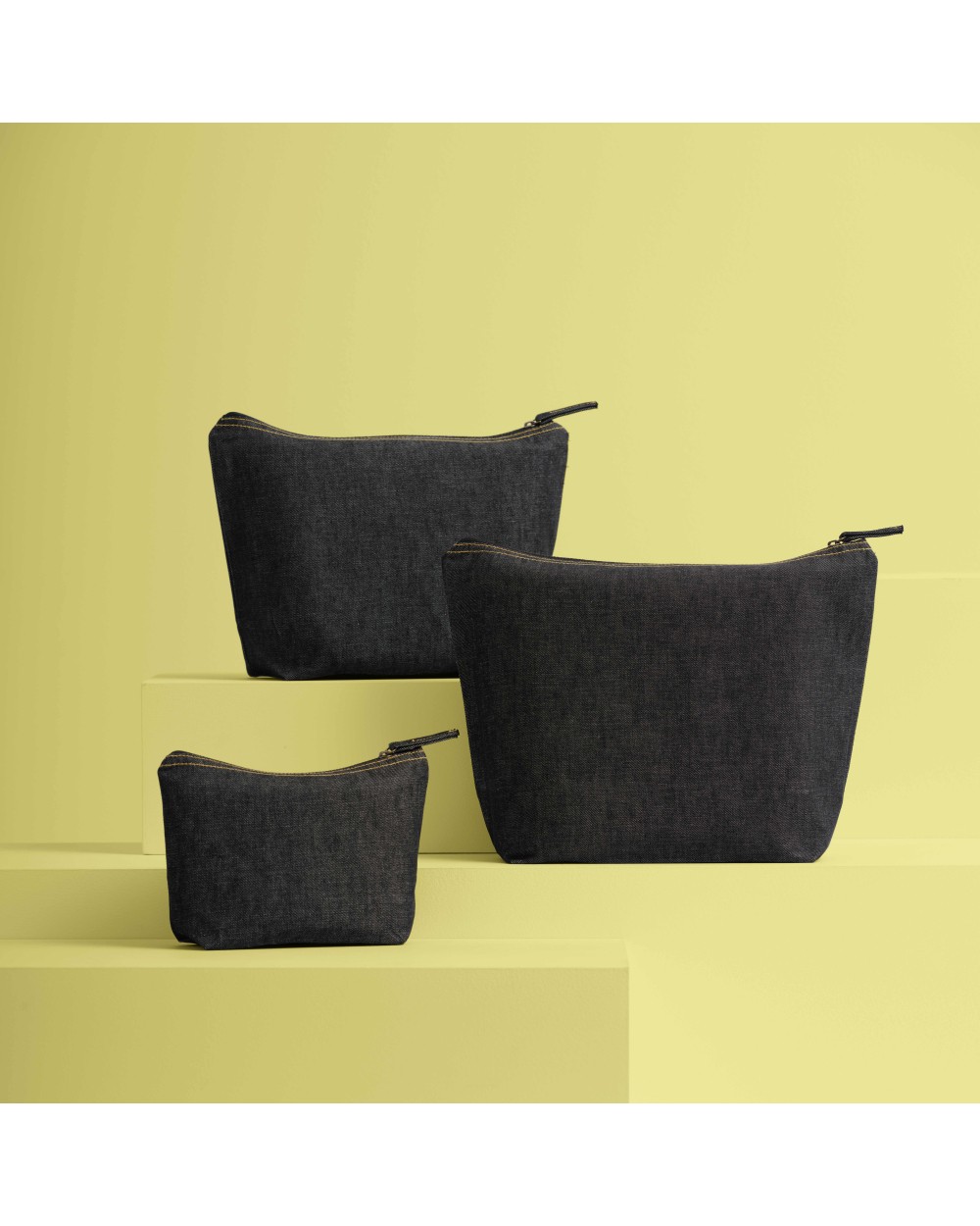 NUTSHELL Recycled luxe canvas accessory bag Taschen personalisierbar