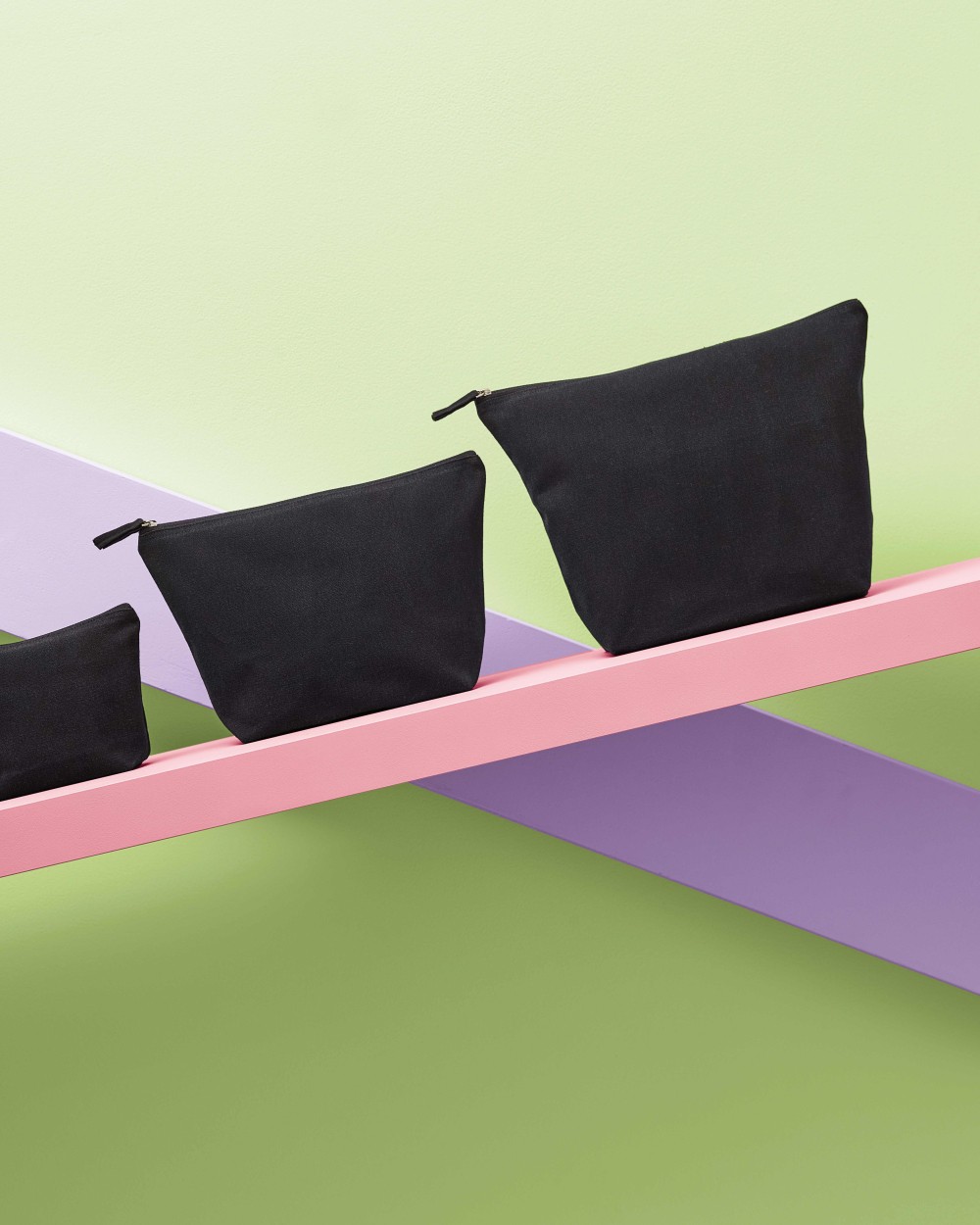 NUTSHELL Recycled luxe canvas accessory bag Taschen personalisierbar