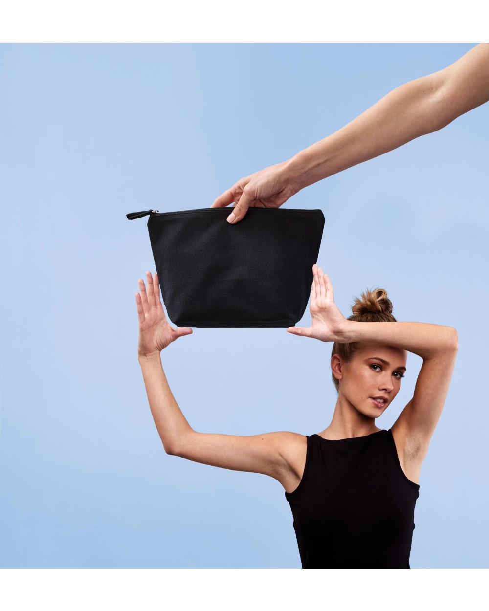 NUTSHELL Recycled luxe canvas accessory bag Taschen personalisierbar