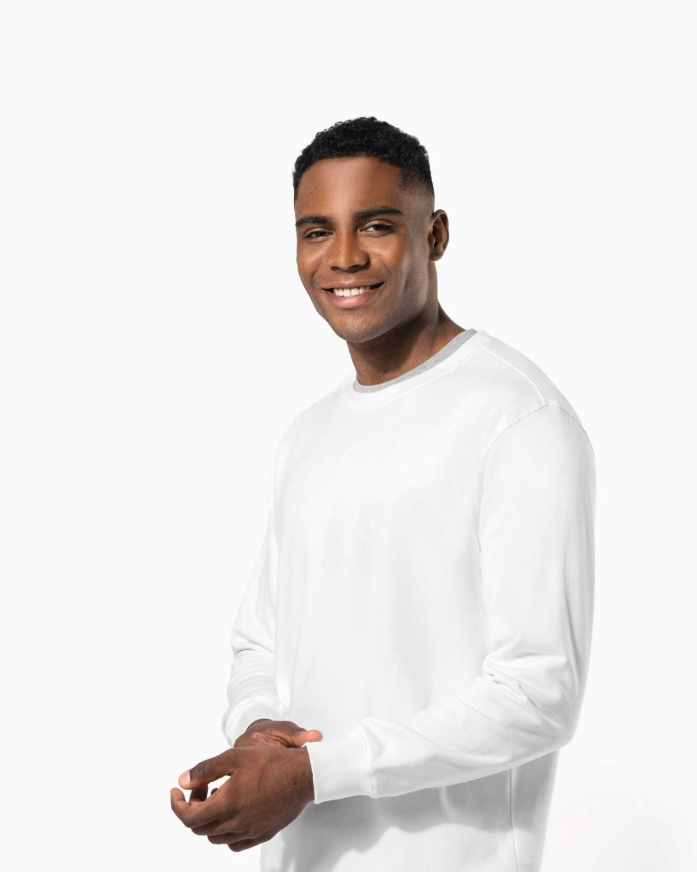 Sweat-shirts personnalisable KARIBAN Sweat-shirt col rond 80/20 unisexe