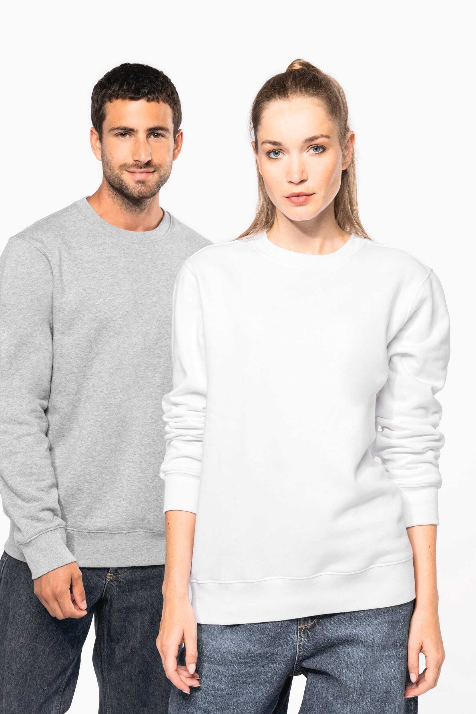 Sweat-shirts personnalisable KARIBAN Sweat-shirt col rond 80/20 unisexe