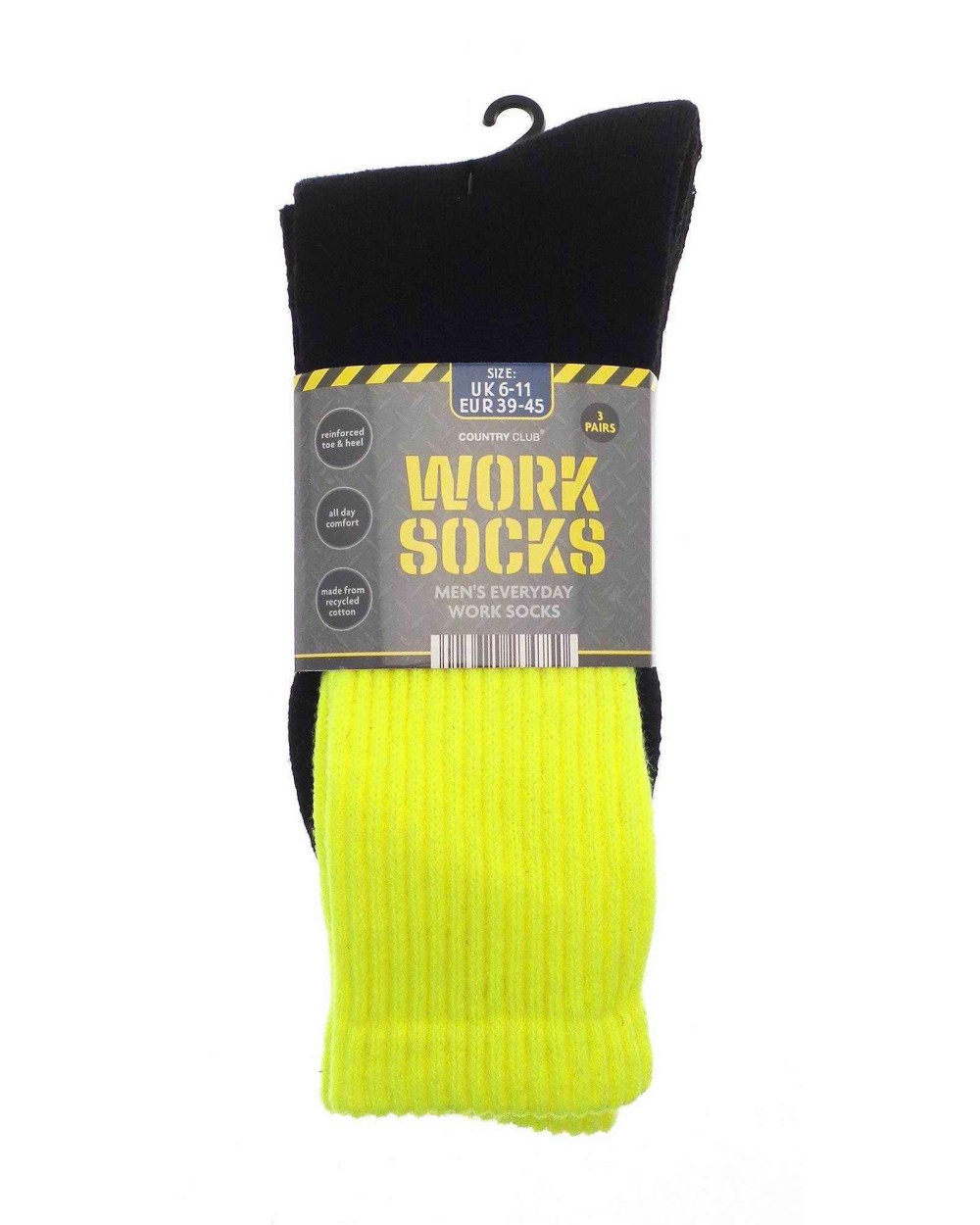 Ondergoed RIBBON Men’s 3-pack work socks (recycled cotton) voor bedrukking &amp; borduring