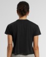 BUILD YOUR BRAND Ladies Vintage Cropped Tee T-Shirts personalisierbar