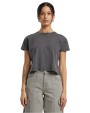 T-Shirts personnalisable BUILD YOUR BRAND Ladies Vintage Cropped Tee