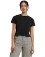 T-Shirts personnalisable BUILD YOUR BRAND Ladies Vintage Cropped Tee