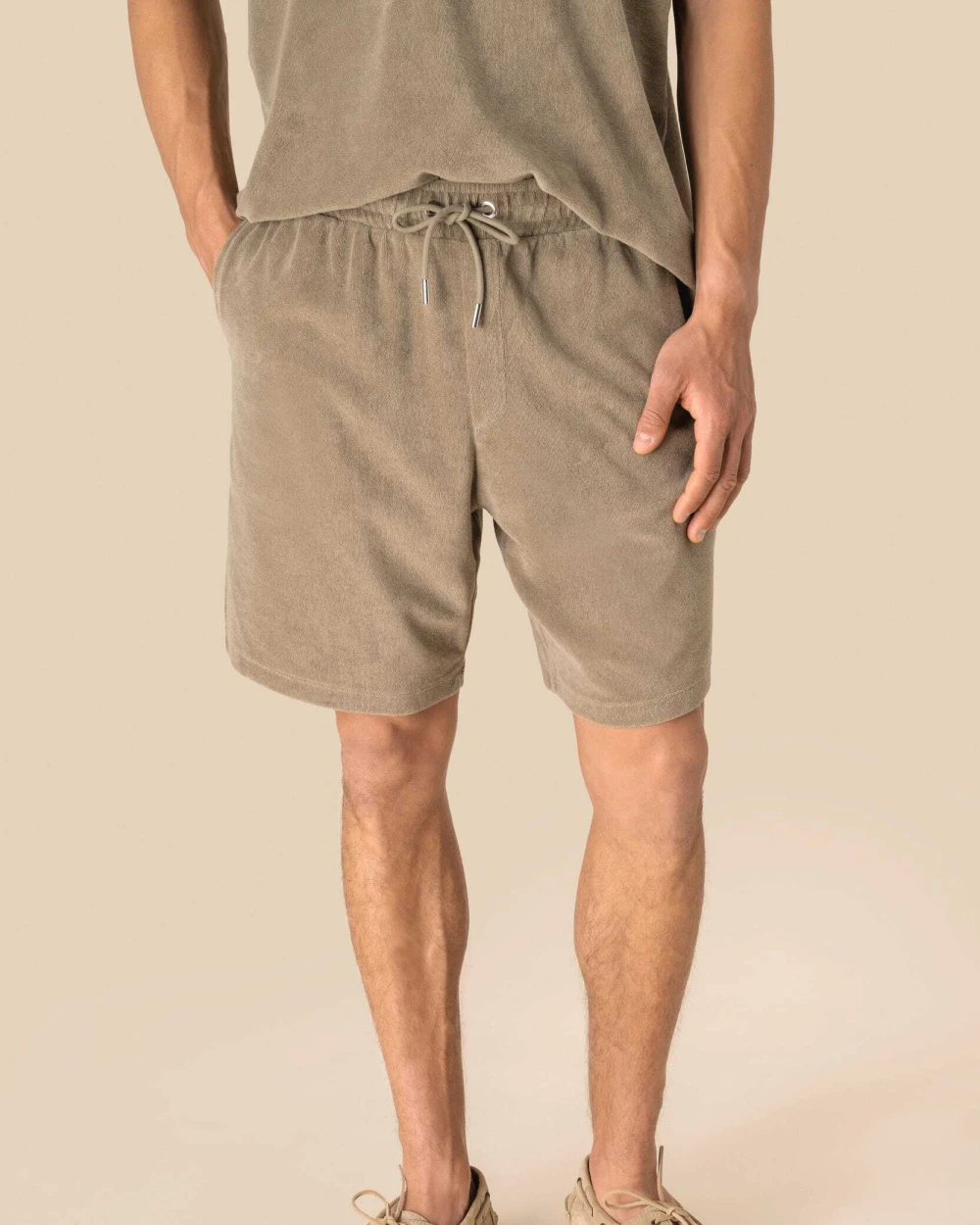 Bermuda's & Shorts SPASSO Ecologische badstof herenshort voor bedrukking &amp; borduring