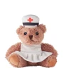 Benodigdheden 4DO Pluche teddybeer verpleegster voor bedrukking &amp; borduring