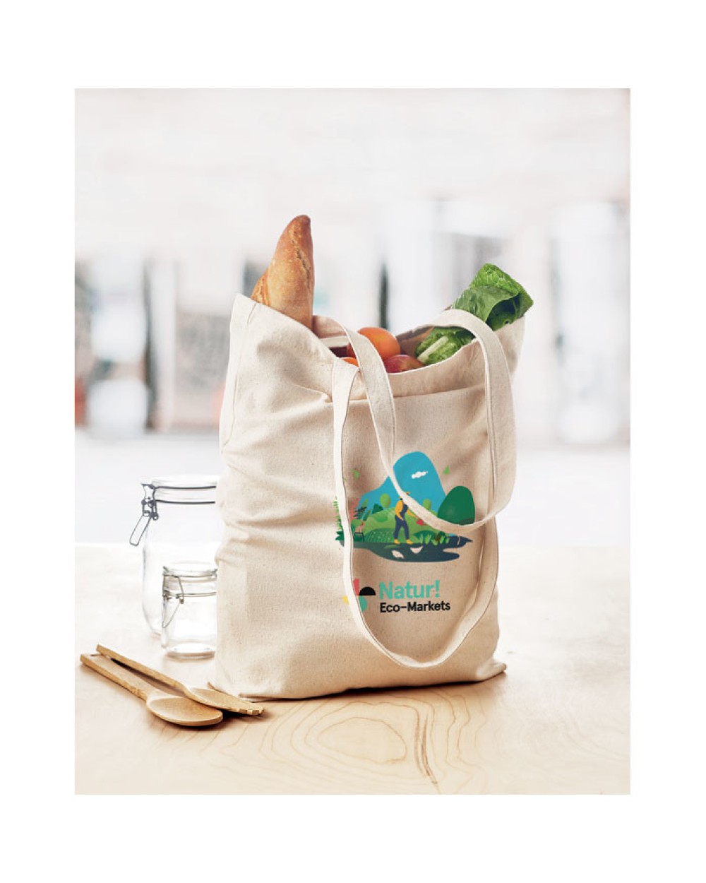 4DO Canvas Shopping Tasche 270g/m² Taschen personalisierbar