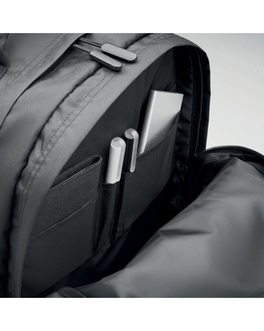 Tassen & Zakken 4DO 300D RPET laptop rugzak voor bedrukking &amp; borduring