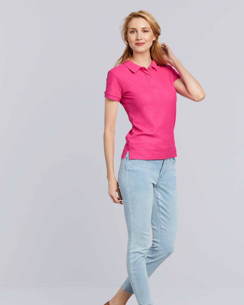 Polos personnalisable GILDAN Premium Cotton Ladies' Double Piqué Polo