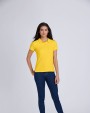 GILDAN Premium Cotton Ladies' Double Piqué Polo Poloshirts personalisierbar