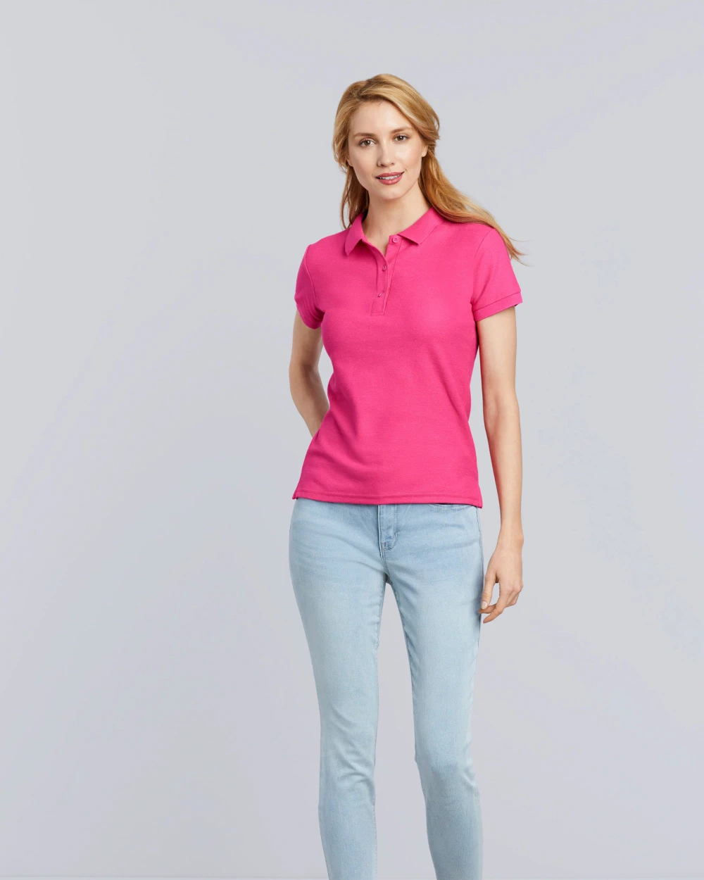 Polos personnalisable GILDAN Premium Cotton Ladies' Double Piqué Polo