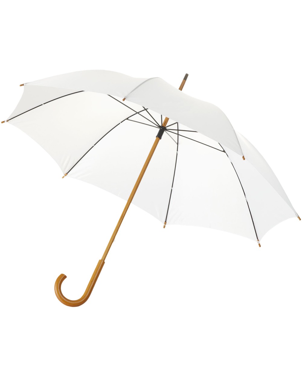 Parapluies personnalisable 4DO Parapluie 23" avec poignée et mât en bois Jova