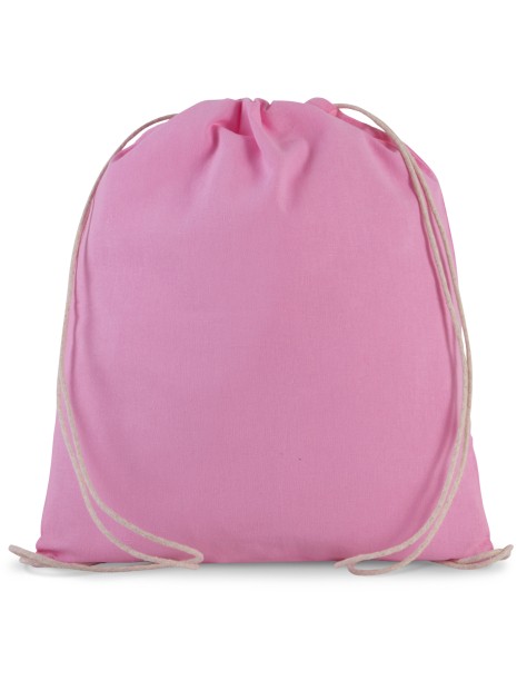 KIMOOD Petit sac à dos en coton bio avec cordelettes /api/colors/c8d71c55-add3-456a-9391-66e58e4ac413 personnalisable