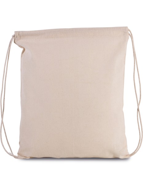 KIMOOD Petit sac à dos en coton bio avec cordelettes /api/colors/e4673c21-e8cb-492b-aa0c-b227b8618401 personnalisable