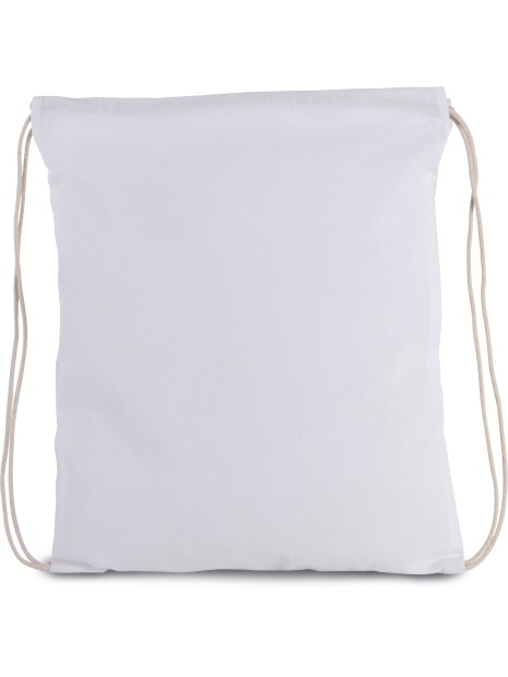 KIMOOD Petit sac à dos en coton bio avec cordelettes /api/colors/7a92cd2d-10d2-40b4-928b-296bb7487506 personnalisable