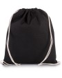 KIMOOD Kleiner Rucksack aus Bio-Baumwolle mit Kordeln Taschen personalisierbar