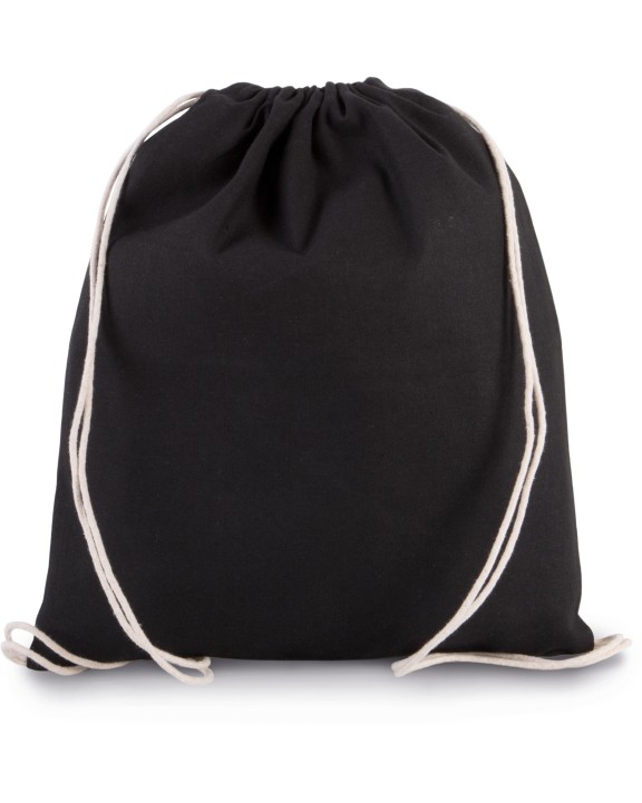 KIMOOD Kleiner Rucksack aus Bio-Baumwolle mit Kordeln Taschen personalisierbar