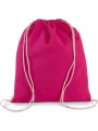 KIMOOD Petit sac à dos en coton bio avec cordelettes  personnalisable