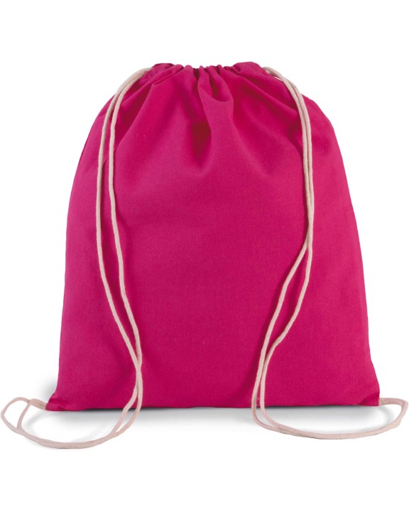 KIMOOD Kleiner Rucksack aus Bio-Baumwolle mit Kordeln Taschen personalisierbar