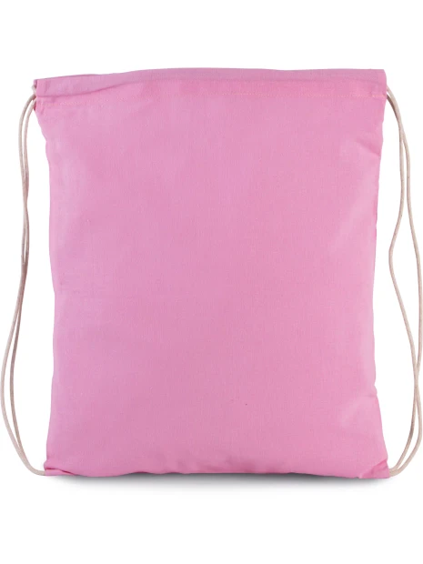 KIMOOD Petit sac à dos en coton bio avec cordelettes /api/colors/c8d71c55-add3-456a-9391-66e58e4ac413 personnalisable
