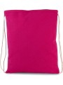 KIMOOD Petit sac à dos en coton bio avec cordelettes  personnalisable