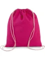 KIMOOD Petit sac à dos en coton bio avec cordelettes  personnalisable