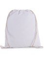 KIMOOD Petit sac à dos en coton bio avec cordelettes /api/colors/7a92cd2d-10d2-40b4-928b-296bb7487506 personnalisable