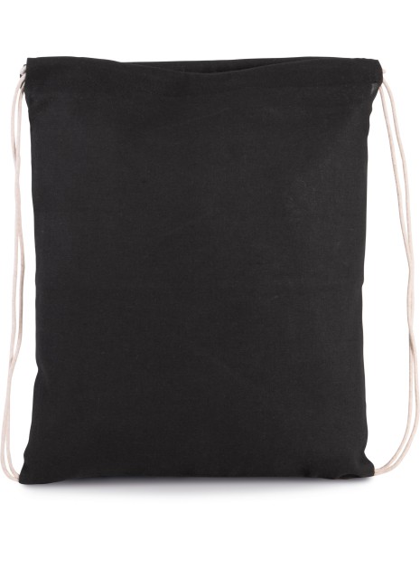 KIMOOD Petit sac à dos en coton bio avec cordelettes /api/colors/b9fdad4a-5e94-45cb-8c03-c08b349b28c3 personnalisable