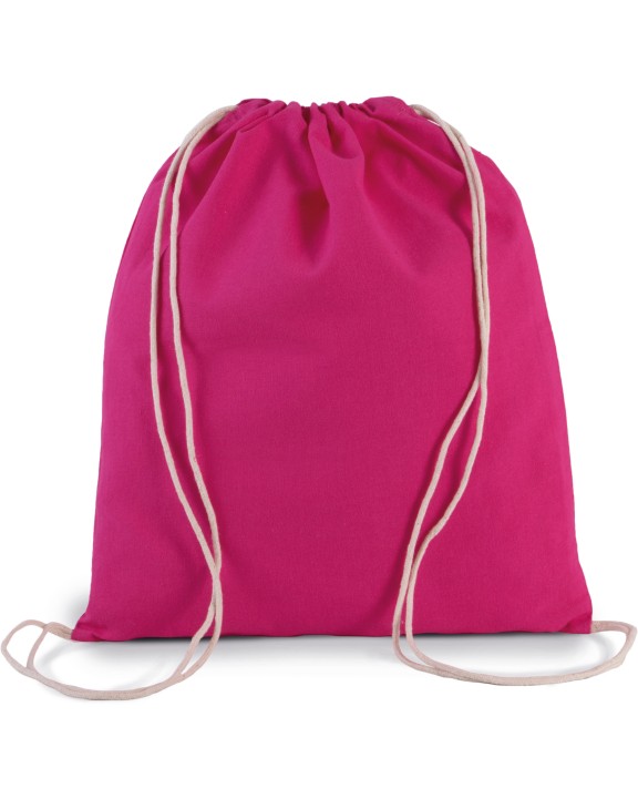 KIMOOD Kleiner Rucksack aus Bio-Baumwolle mit Kordeln Taschen personalisierbar