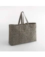 Tote bags personnalisable WESTFORDMILL Sac cabas oversize en toile  imprimé léopard