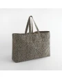 Tote bags personnalisable WESTFORDMILL Sac cabas oversize en toile  imprimé léopard