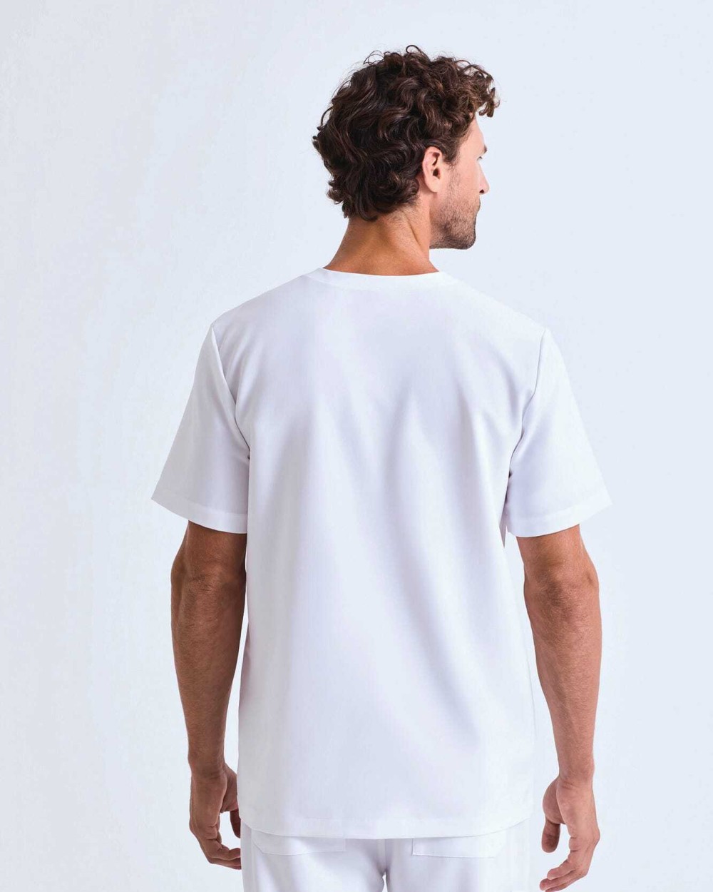 ONNA Stretch-Tunika für Herren mit kurzen Ärmeln Schürzen personalisierbar