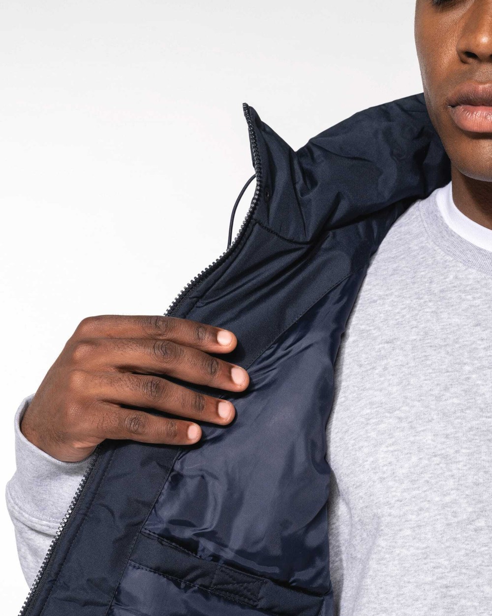 KARIBAN Blouson mit abnehmbaren Ärmeln für Herren Jacken personalisierbar