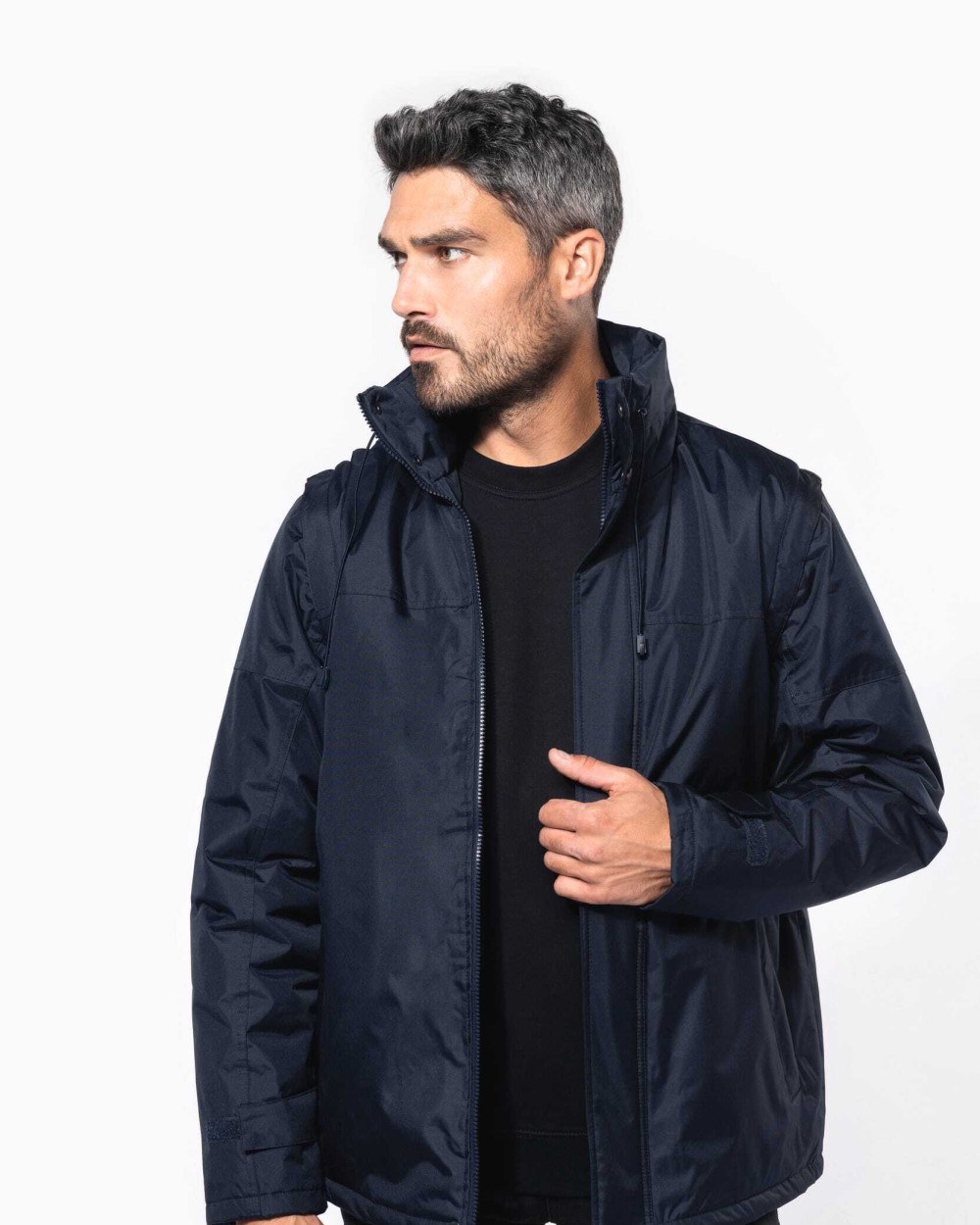Vestes personnalisable KARIBAN Blouson manches amovibles homme