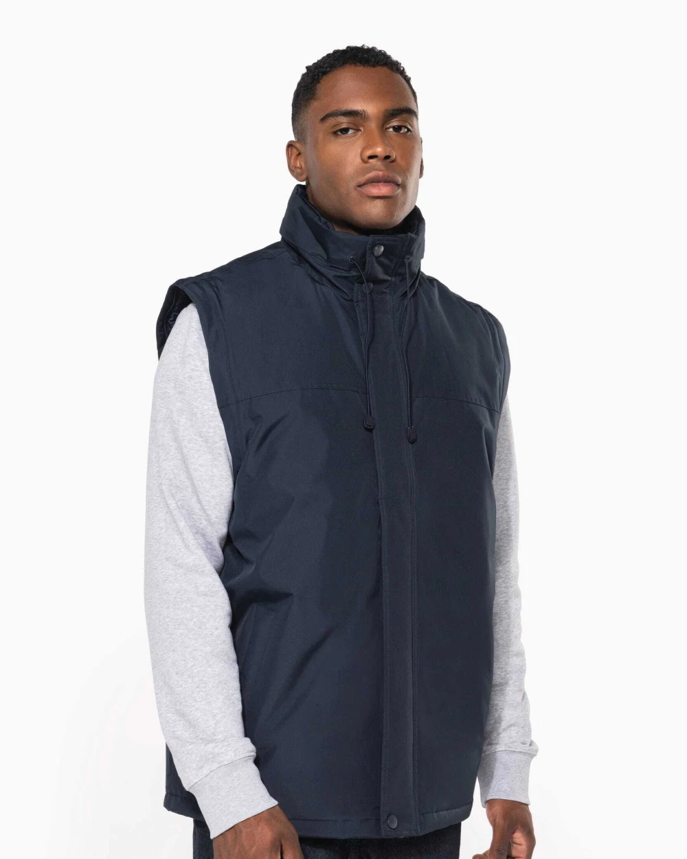 KARIBAN Blouson mit abnehmbaren Ärmeln für Herren Jacken personalisierbar
