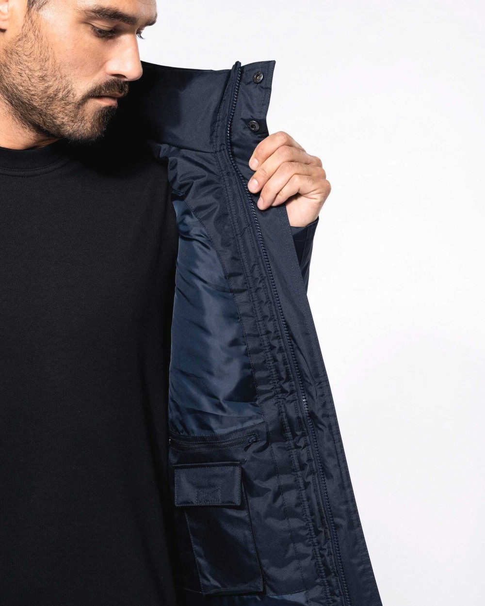 Vestes personnalisable KARIBAN Blouson manches amovibles homme